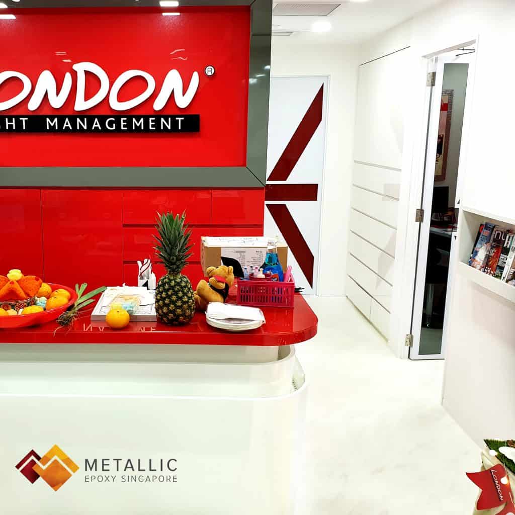 Metallic Epoxy London Weight Management Interior