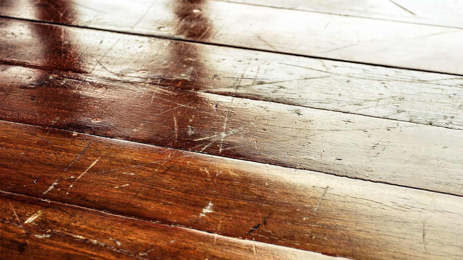 scratches on hardwood floor