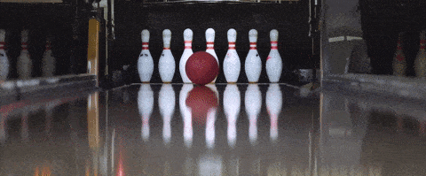 bowling alley strike