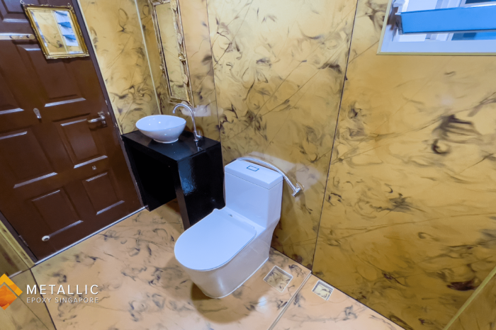 Golden Galaxy Bathroom